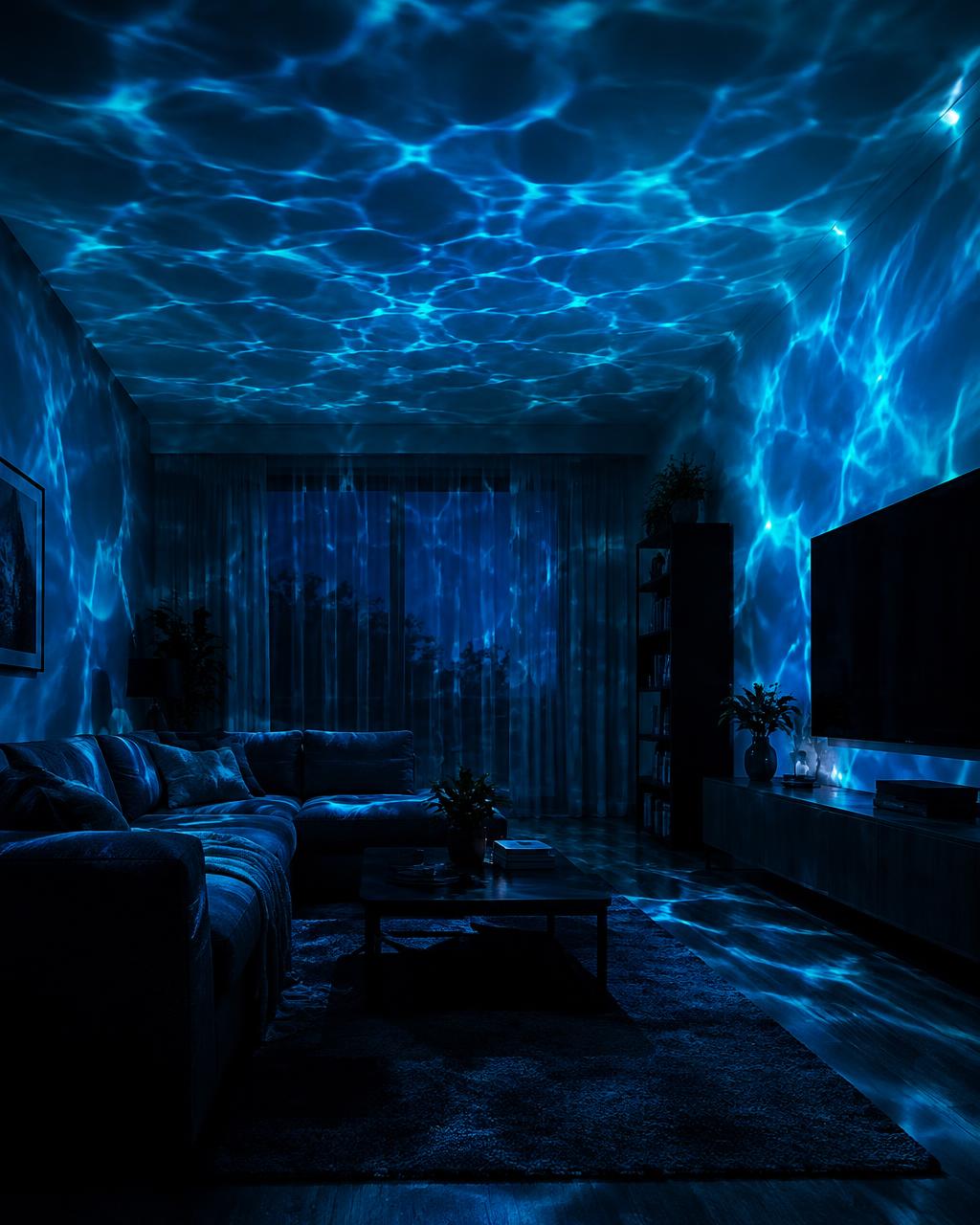 Ocean projection scene